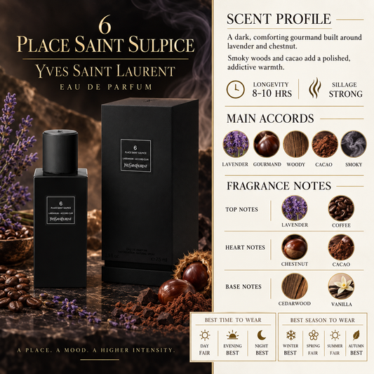 6 place Saint Sulpice EDP - YSL