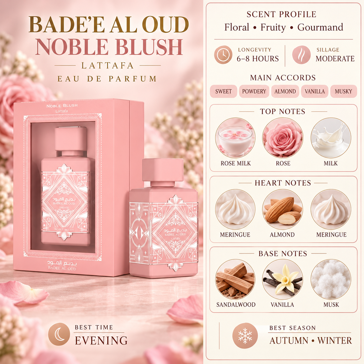 Bade'e Al Oud Noble Blush - Lattafa