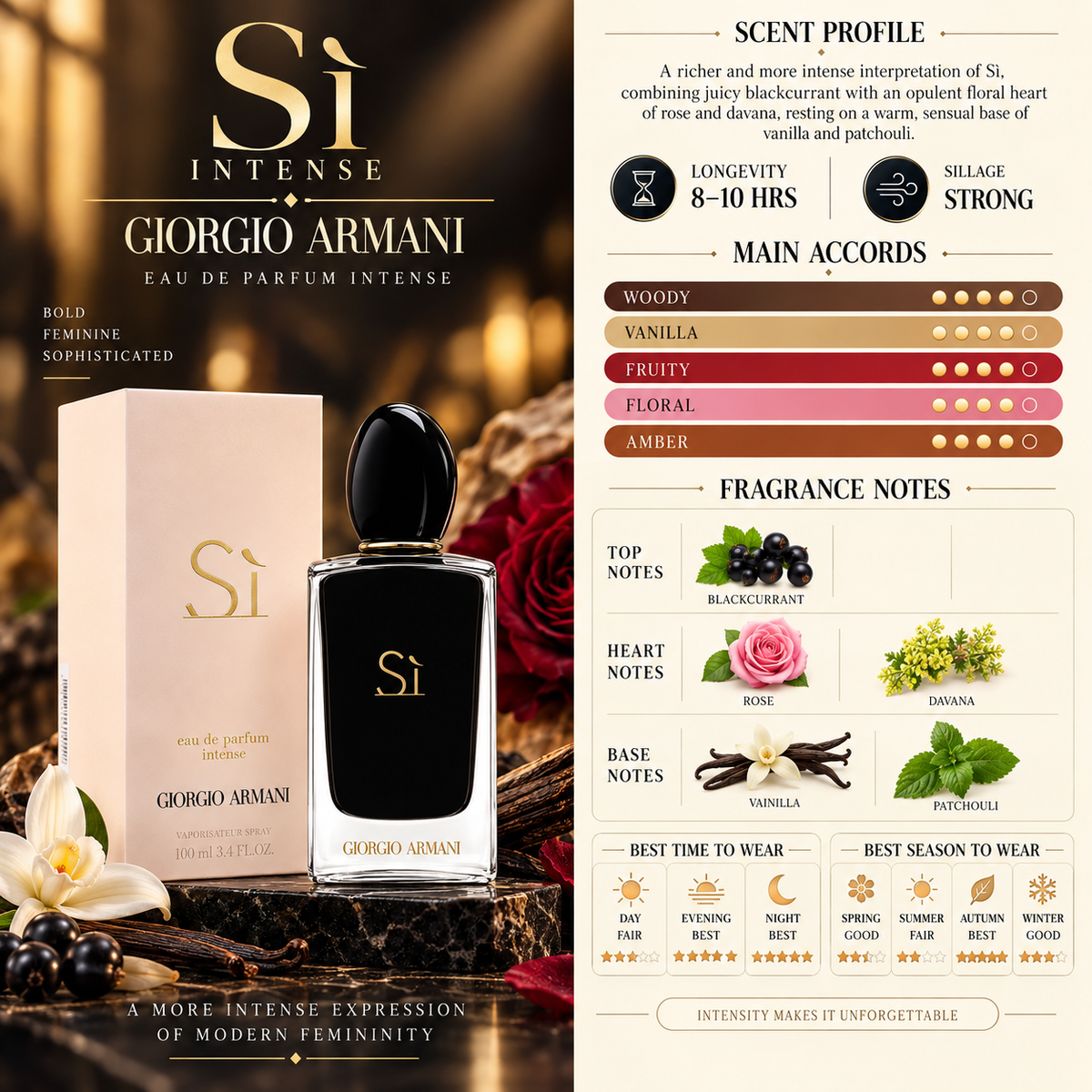 Si Black EDP - Giorgio Armani