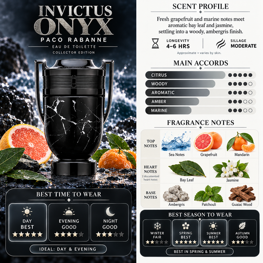 Invictus Onyx EDP - Paco Rabanne