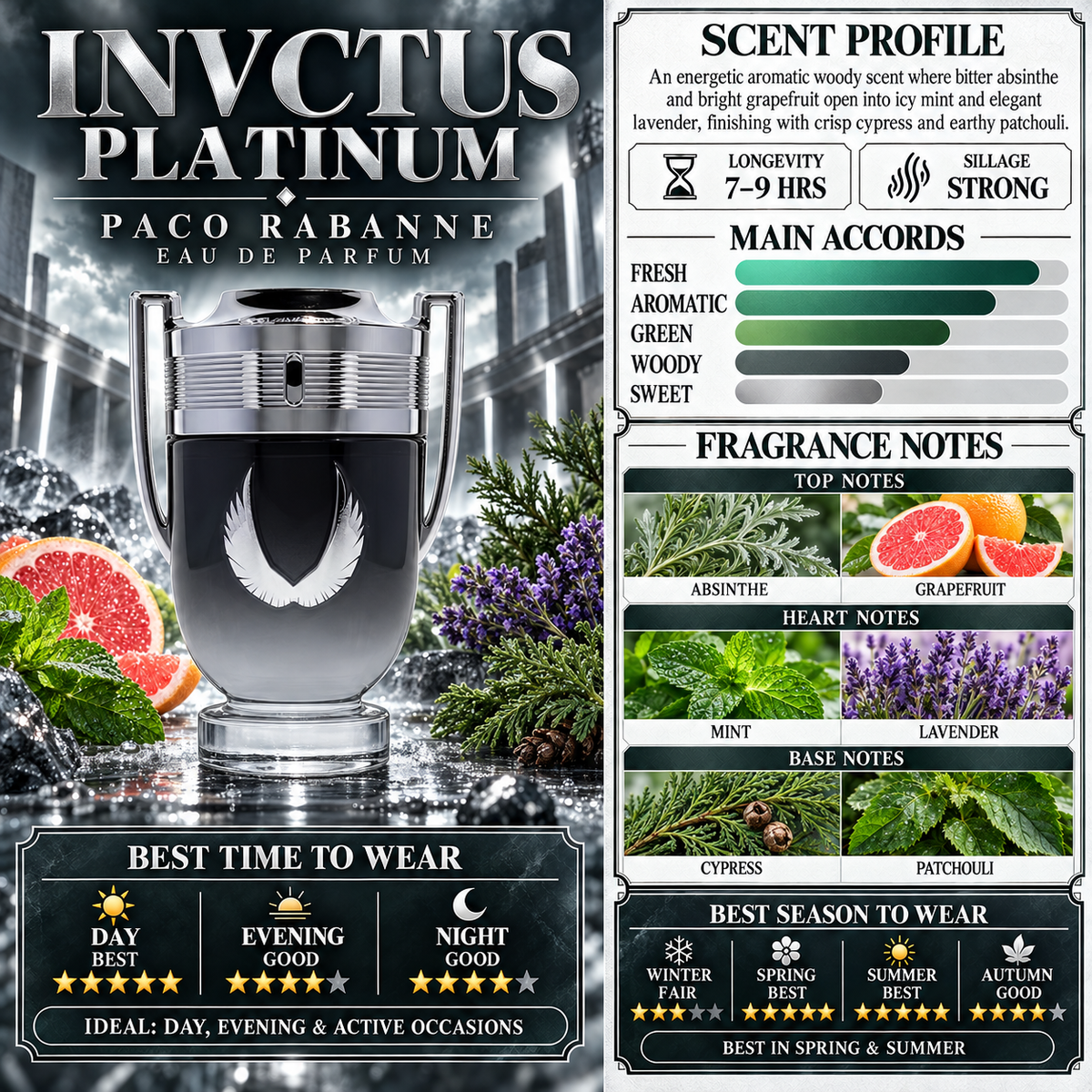 Invictus Platinum - Paco Rabanne