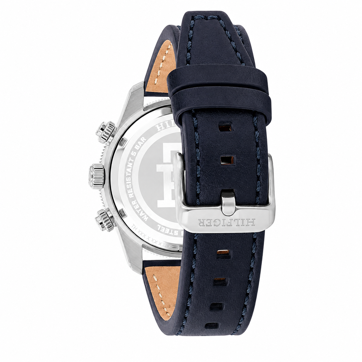 Tommy Hilfiger TH85 Men’s Chronograph Watch – Blue Dial & Navy Leather Strap 1792187