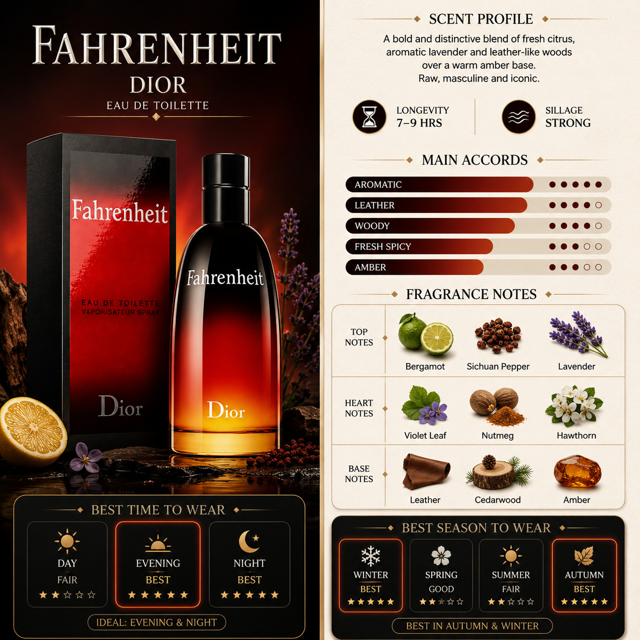 Fahrenheit EDT - Dior