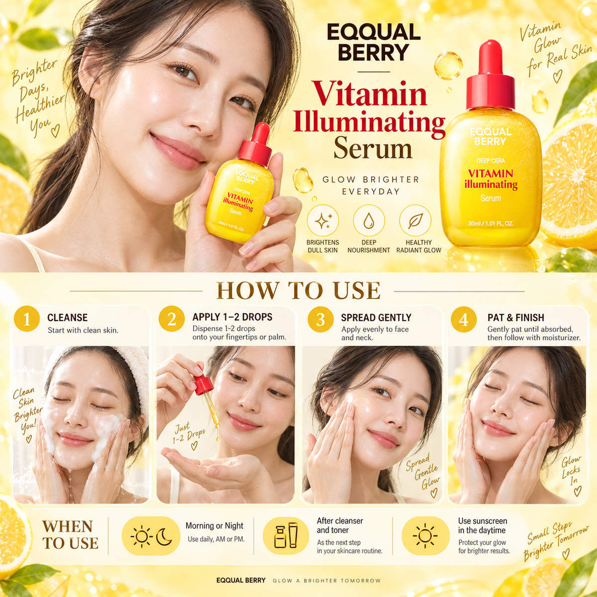 Vitamin Illuminating Serum - EQQUALBERRY