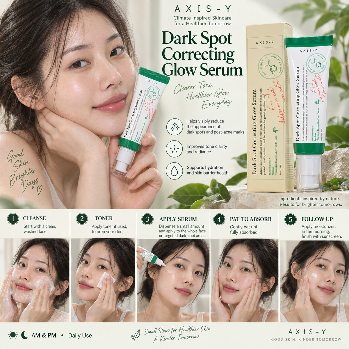 Dark Spot Correcting Glow Serum - AXIS-Y