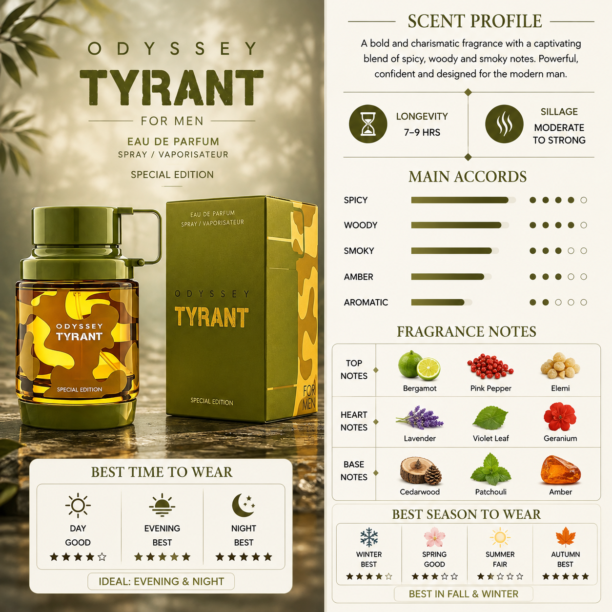 Odyssey Tyrant Special Edition - Armaf