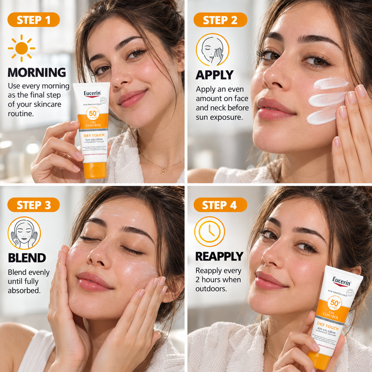 Title Eucerin Sun Oil Control Dry Touch Gel-Cream SPF50+ - Eucerin