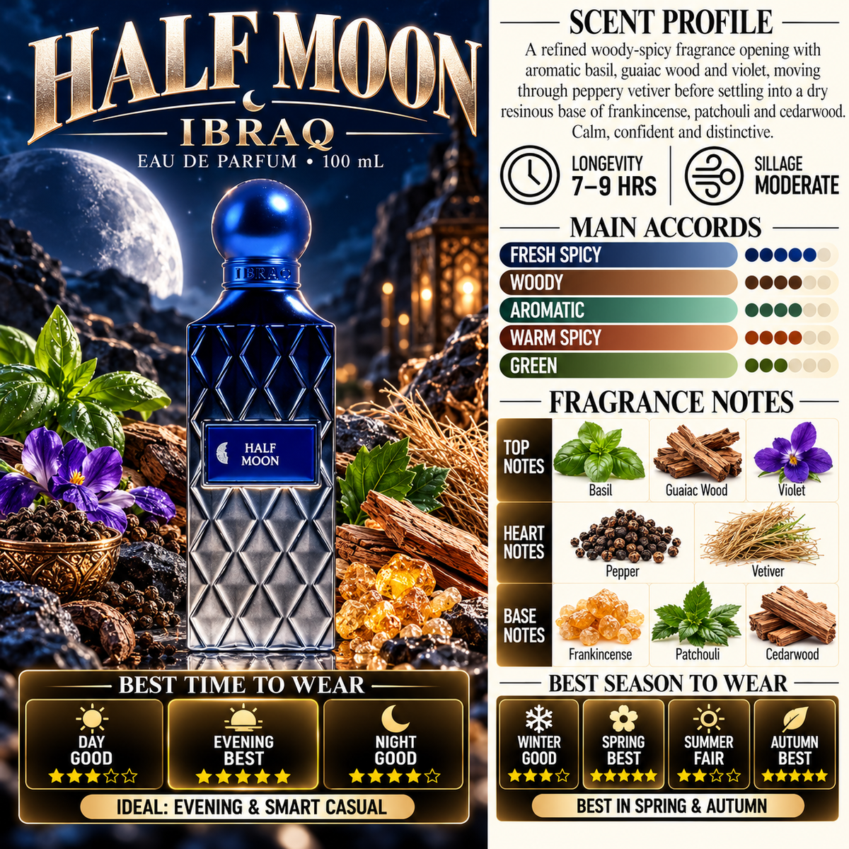 Half Moon - Unisex - Ibrahim Al Qurashi