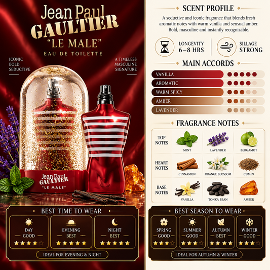 Le Male X-Mas Edition 2020 - Jean Paul Gaultier