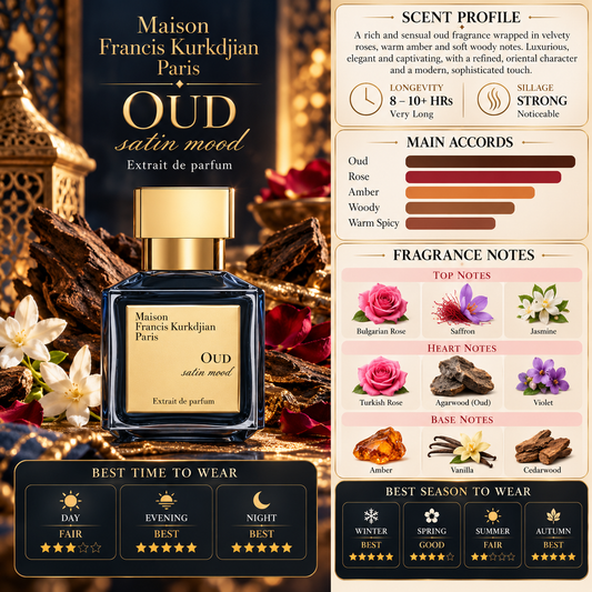 Oud Satin Mood Extrait de Parfum - Maison Francis
