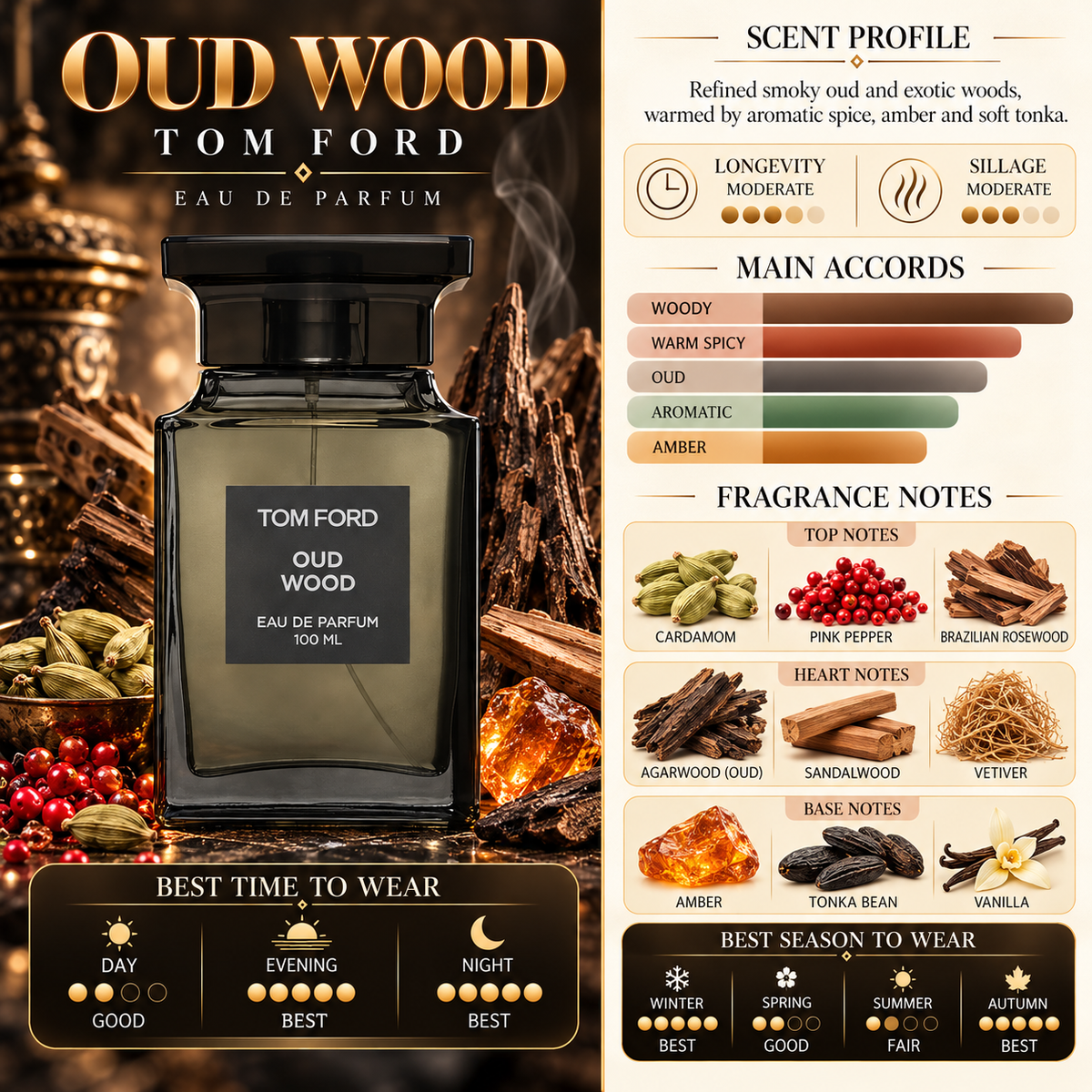 Oud Wood EDP - Tom Ford