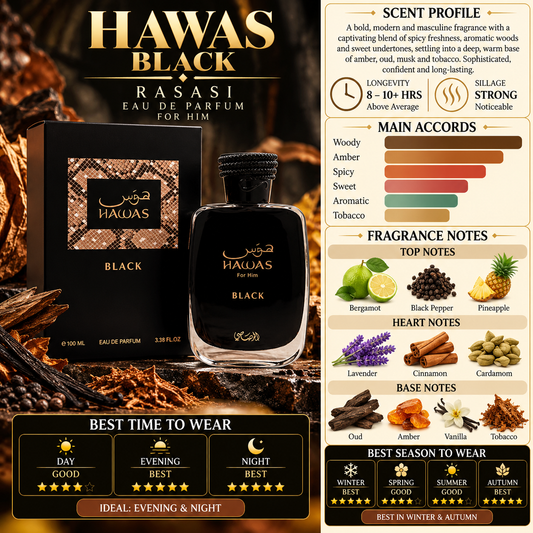 Hawas Black - Rasasi