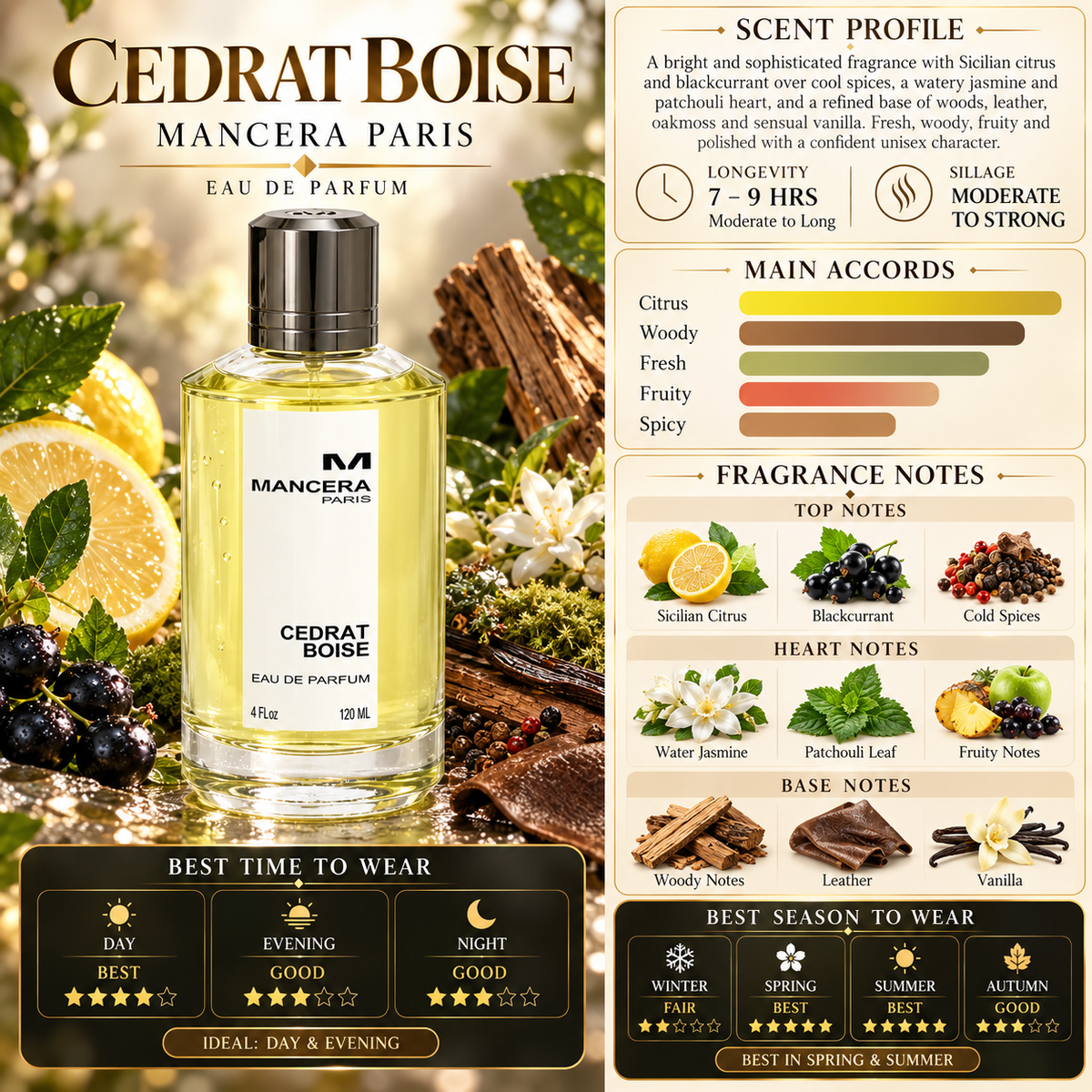 Cedrat Boise EDP - Mancera