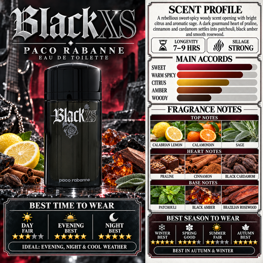 Black XS EDT - Paco Rabanne