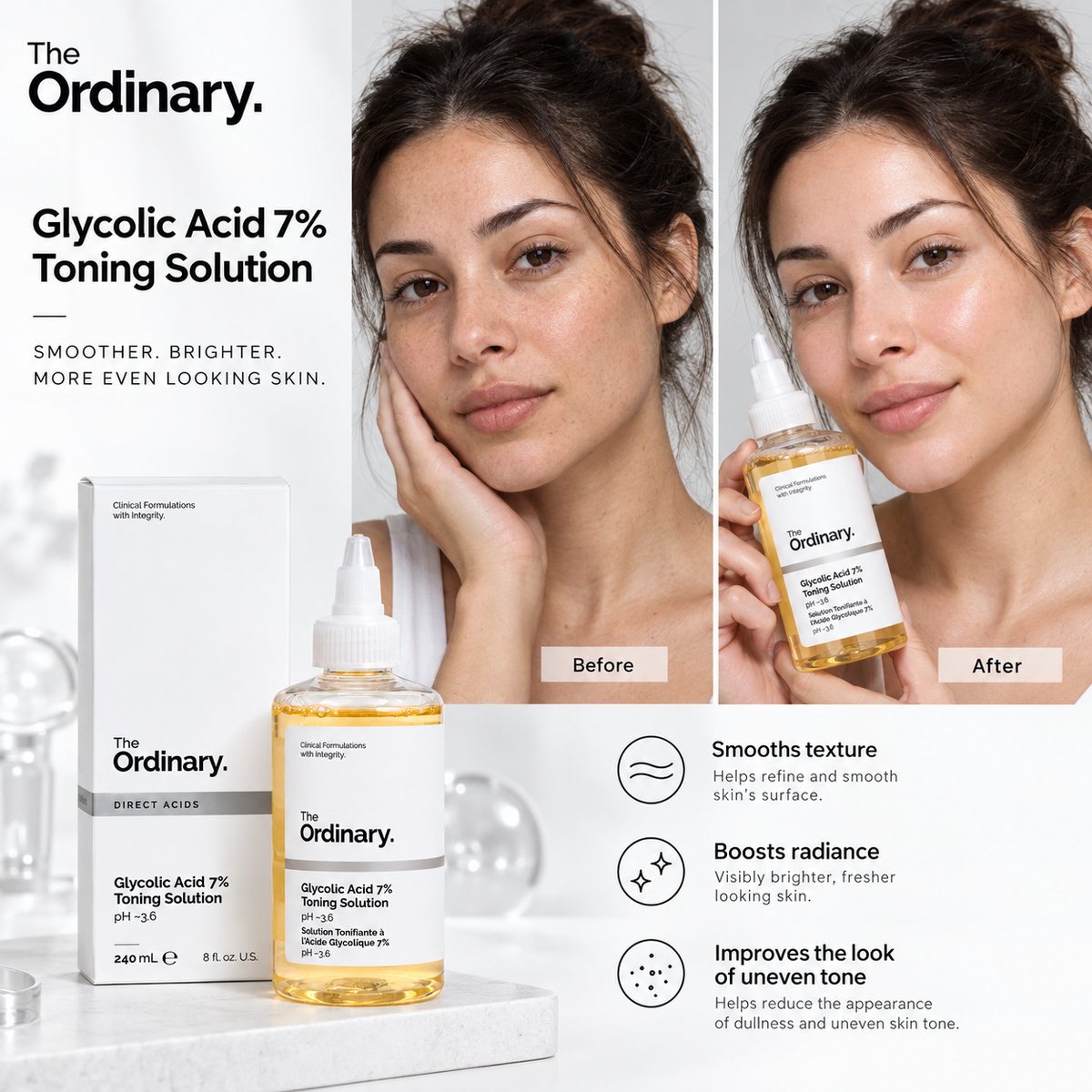 Glycolic Acid 7% Toning Solution - The Ordinary