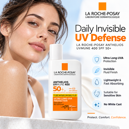 Anthelios UVMune 400 Invisible Fluid SPF50+ - La Roche-Posay