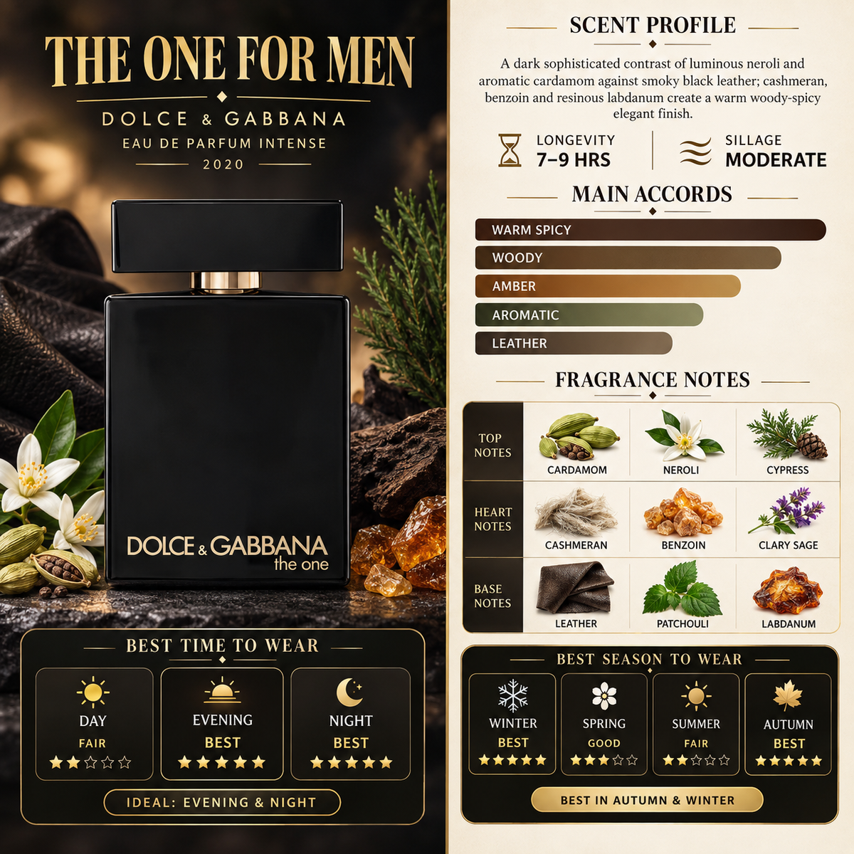 The One Intense for men - Dolce&Gabbana