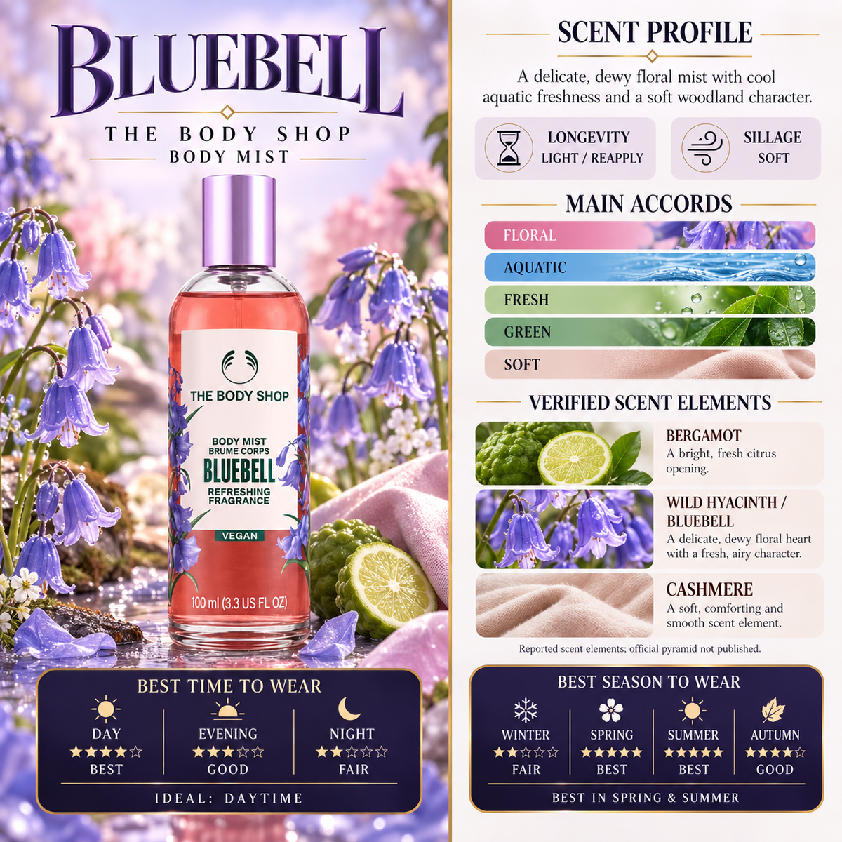 Bluebell  - The Body Shop