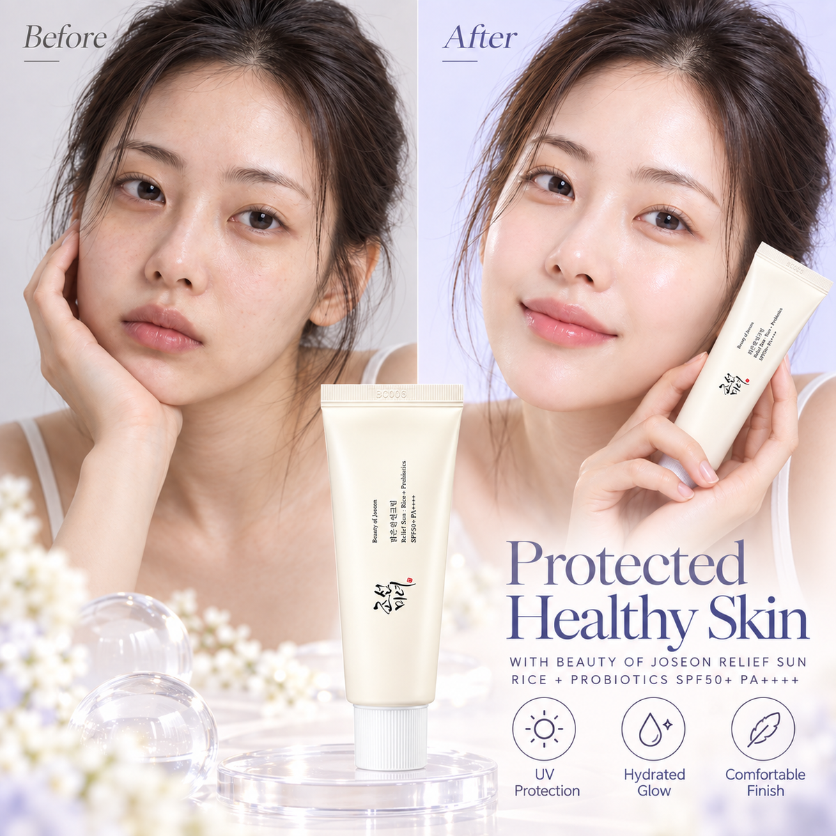 Relief Sun Rice + Probiotics SPF50+ PA++++ - Beauty of Joseon