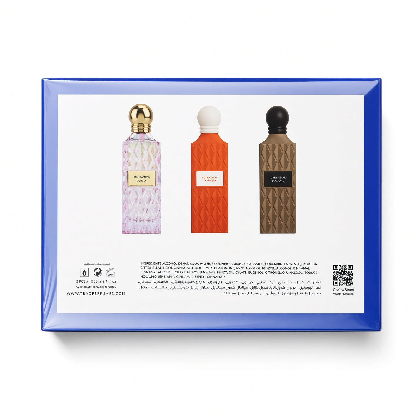 COLLECTION IBRAQ DIAMOND 3pc * 30ML - Ibrahim Al Qurashi
