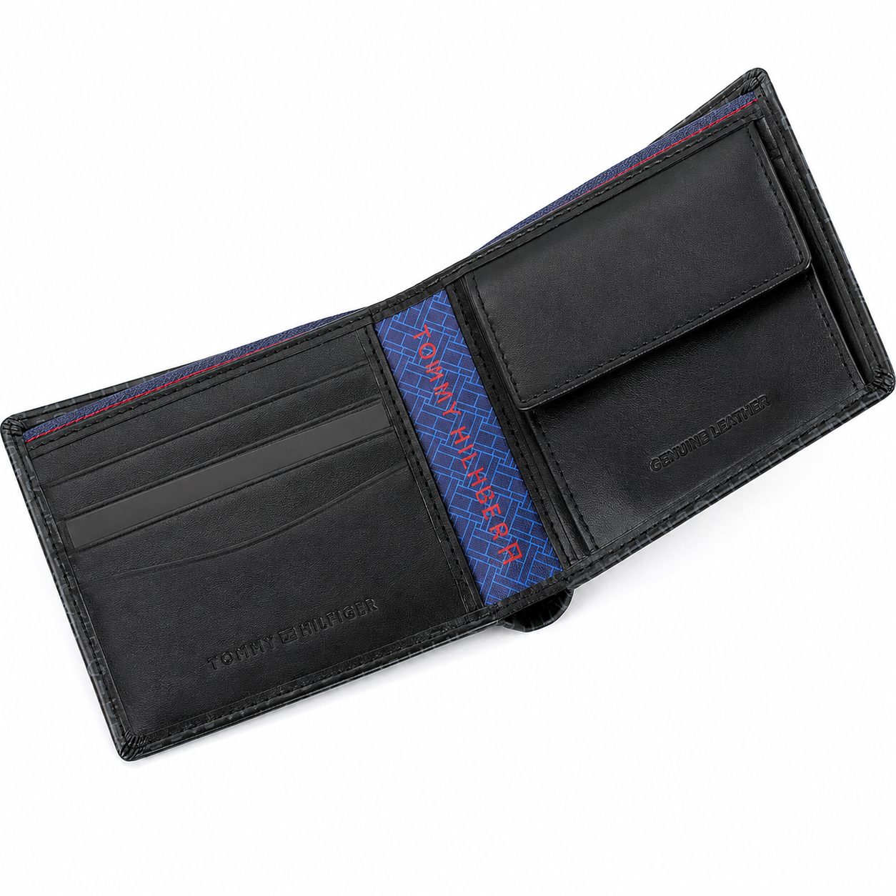 Calvin Klein Men’s Genuine Leather Wallet & Belt Gift Set – Black
