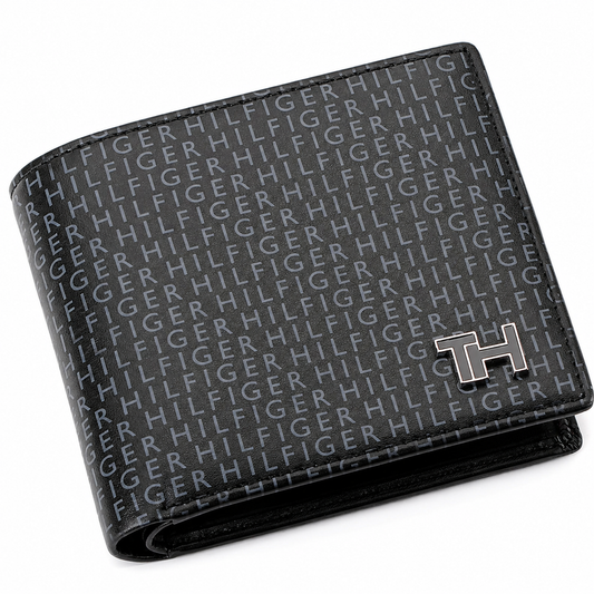 Calvin Klein Men’s Genuine Leather Wallet & Belt Gift Set – Black