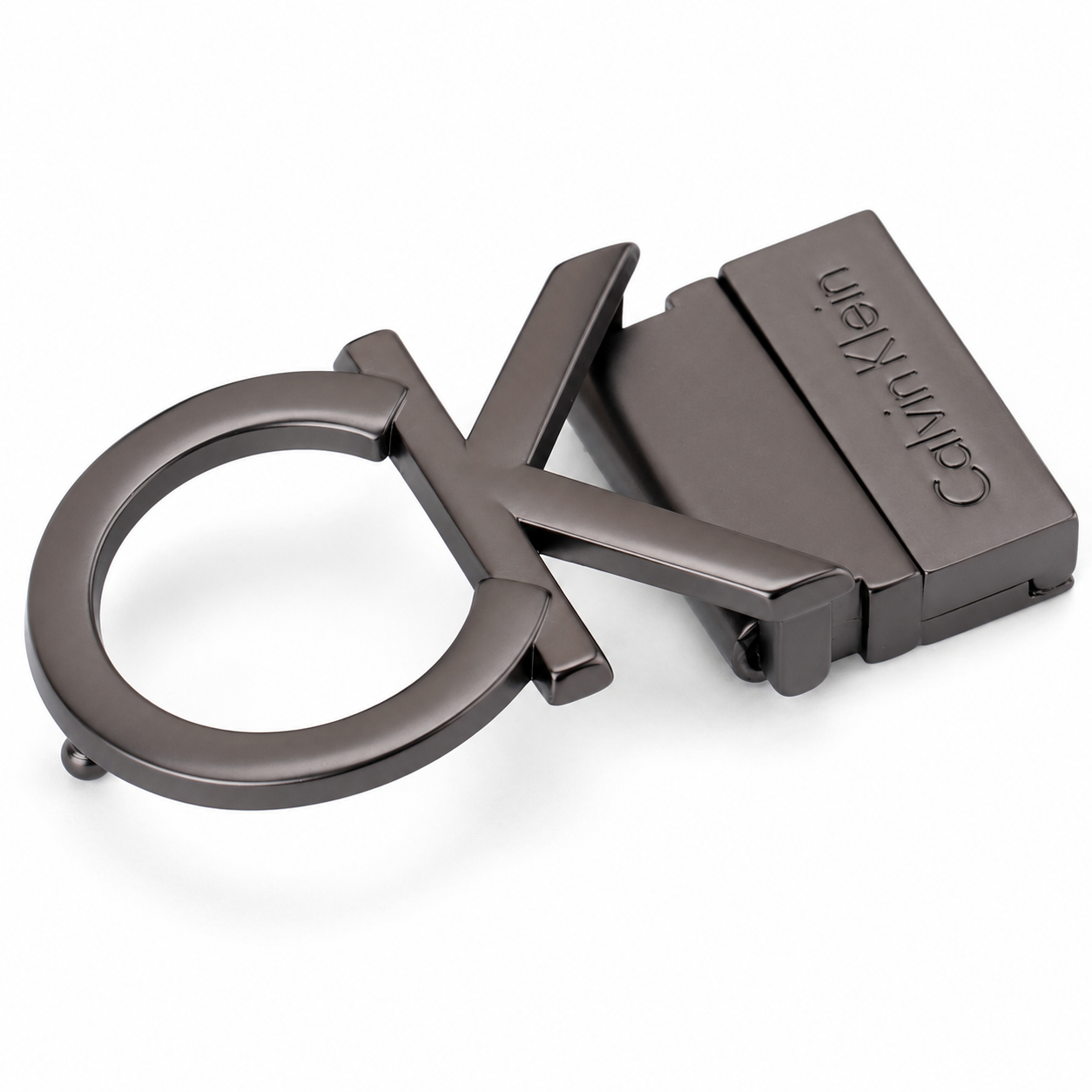Calvin Klein Men’s Black Leather Wallet & Belt Gift Set – CK Buckle