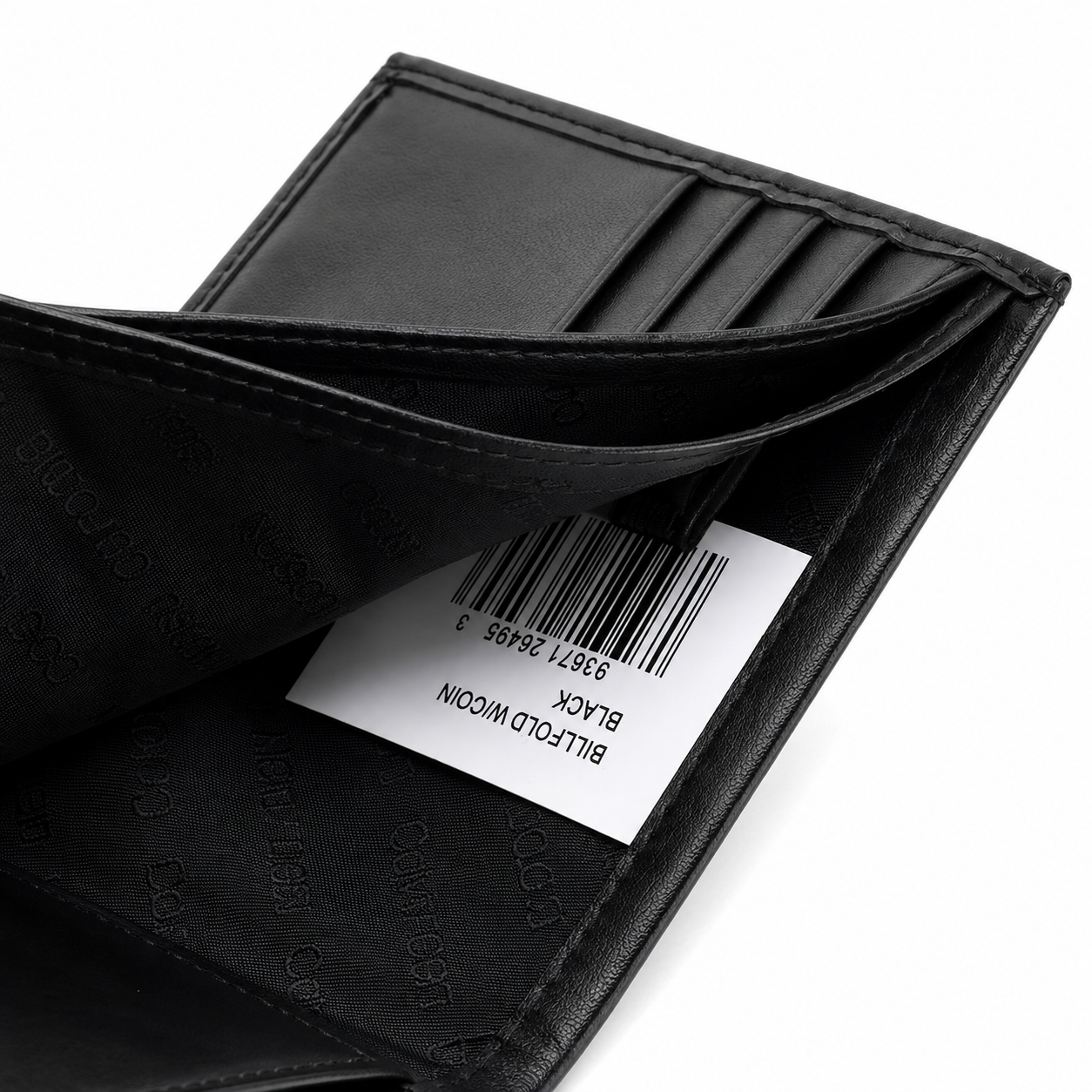 Calvin Klein Men’s Black Leather Wallet & Belt Gift Set – CK Buckle
