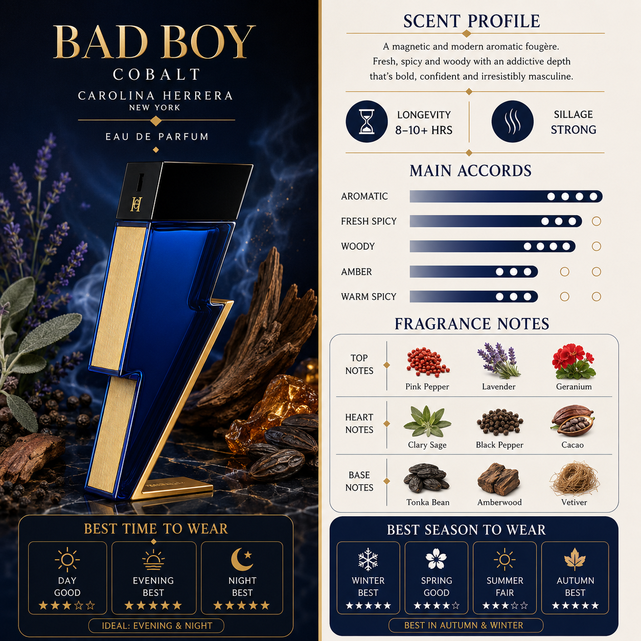 Bad Boy Cobalt Absolute - Carolina Herrera