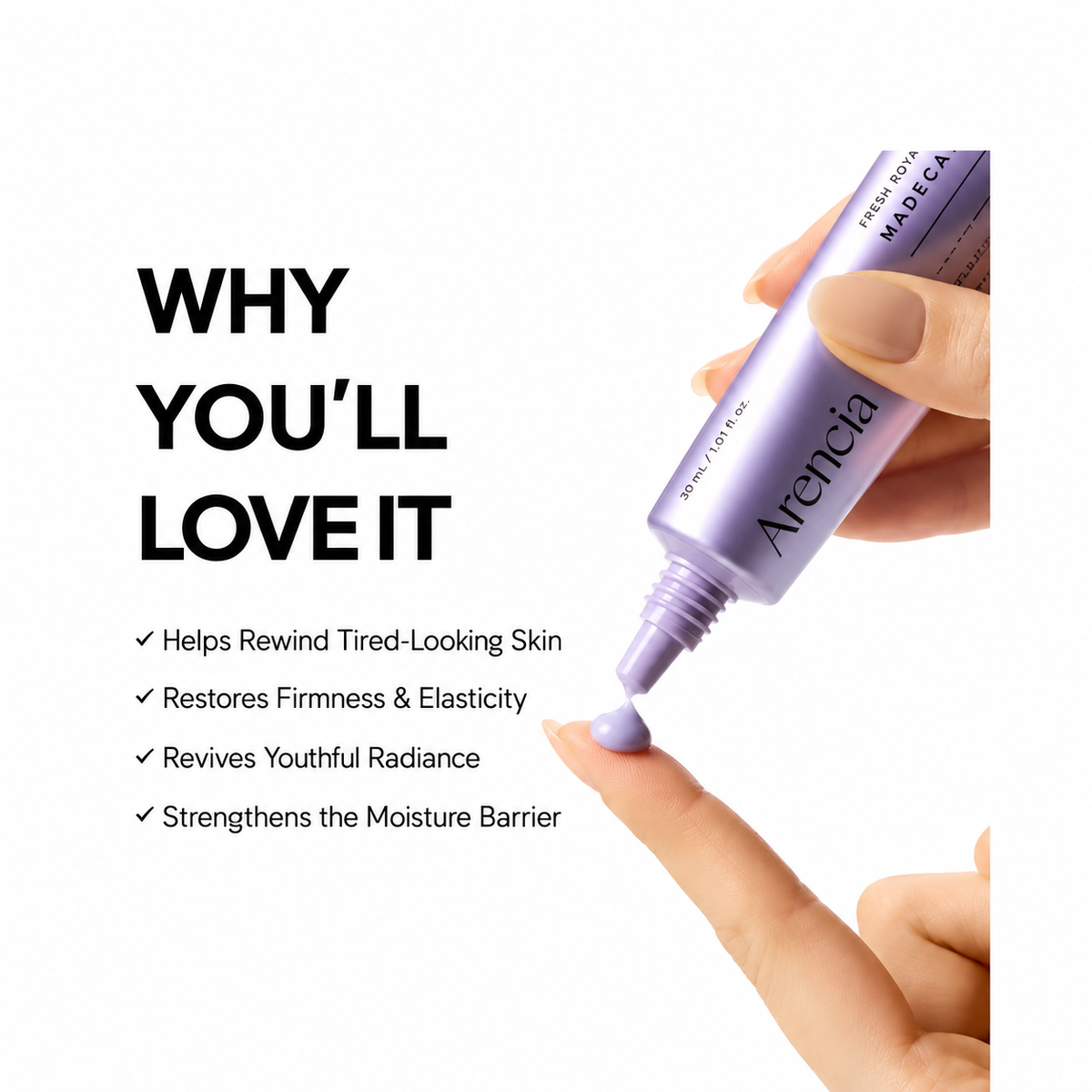 NAD+ Booster Shot Face & Eye Moisturizer - Arencia