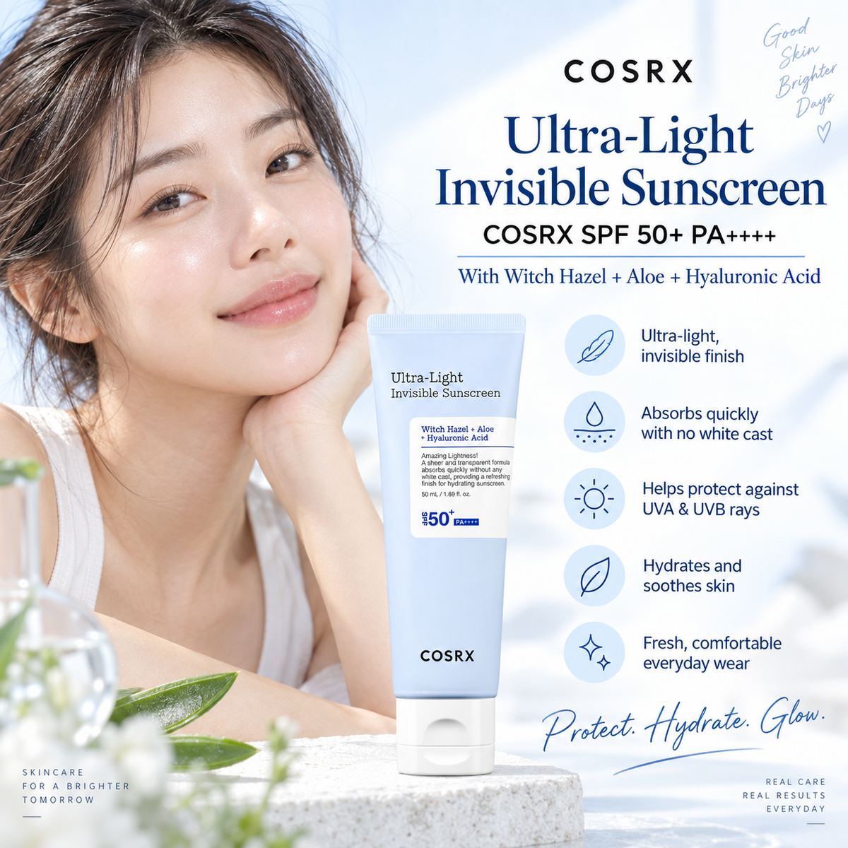 Ultra-Light Invisible Sunscreen SPF50+ PA++++ - COSRX