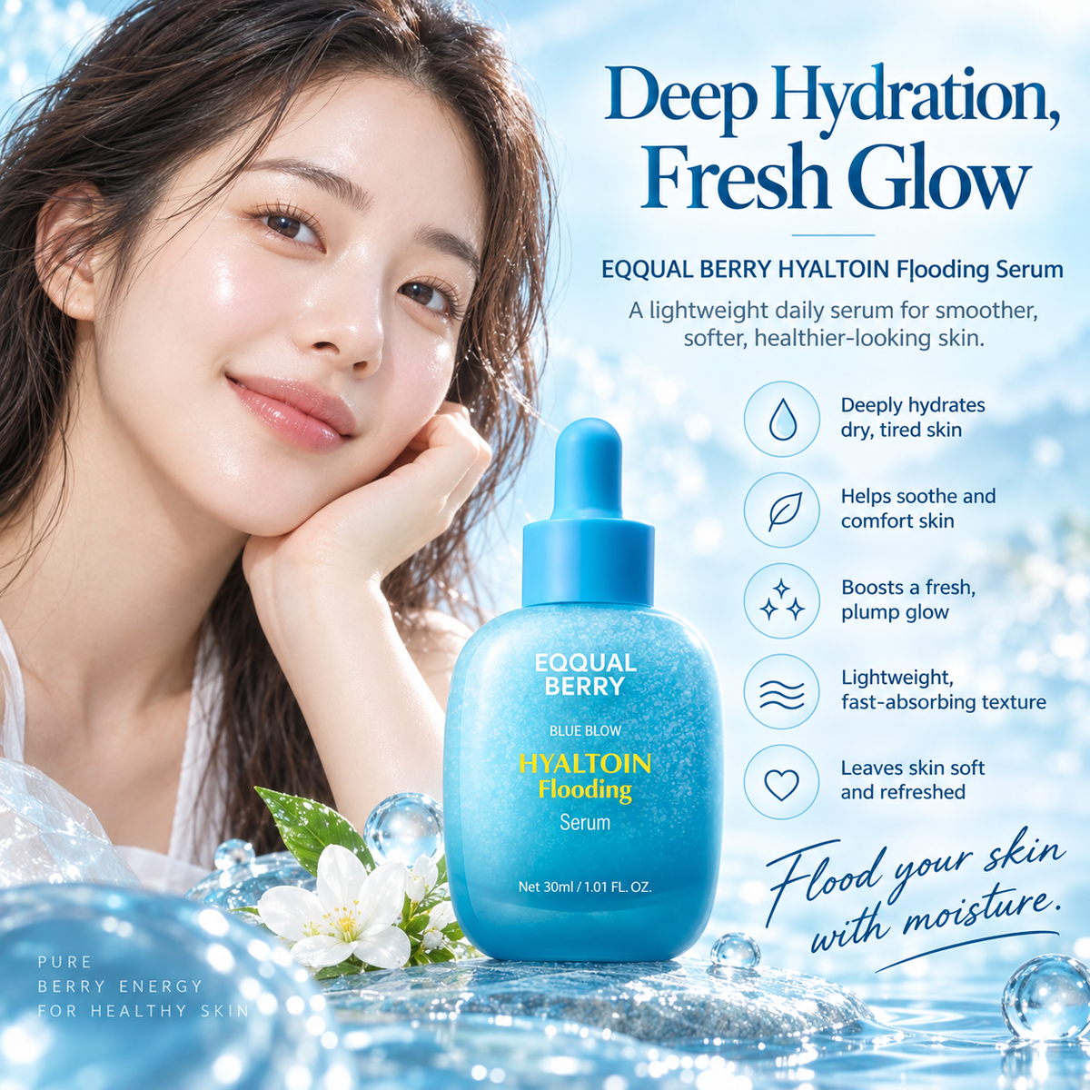 Hyaltoin Flooding Smoothie Serum - EQQUALBERRY