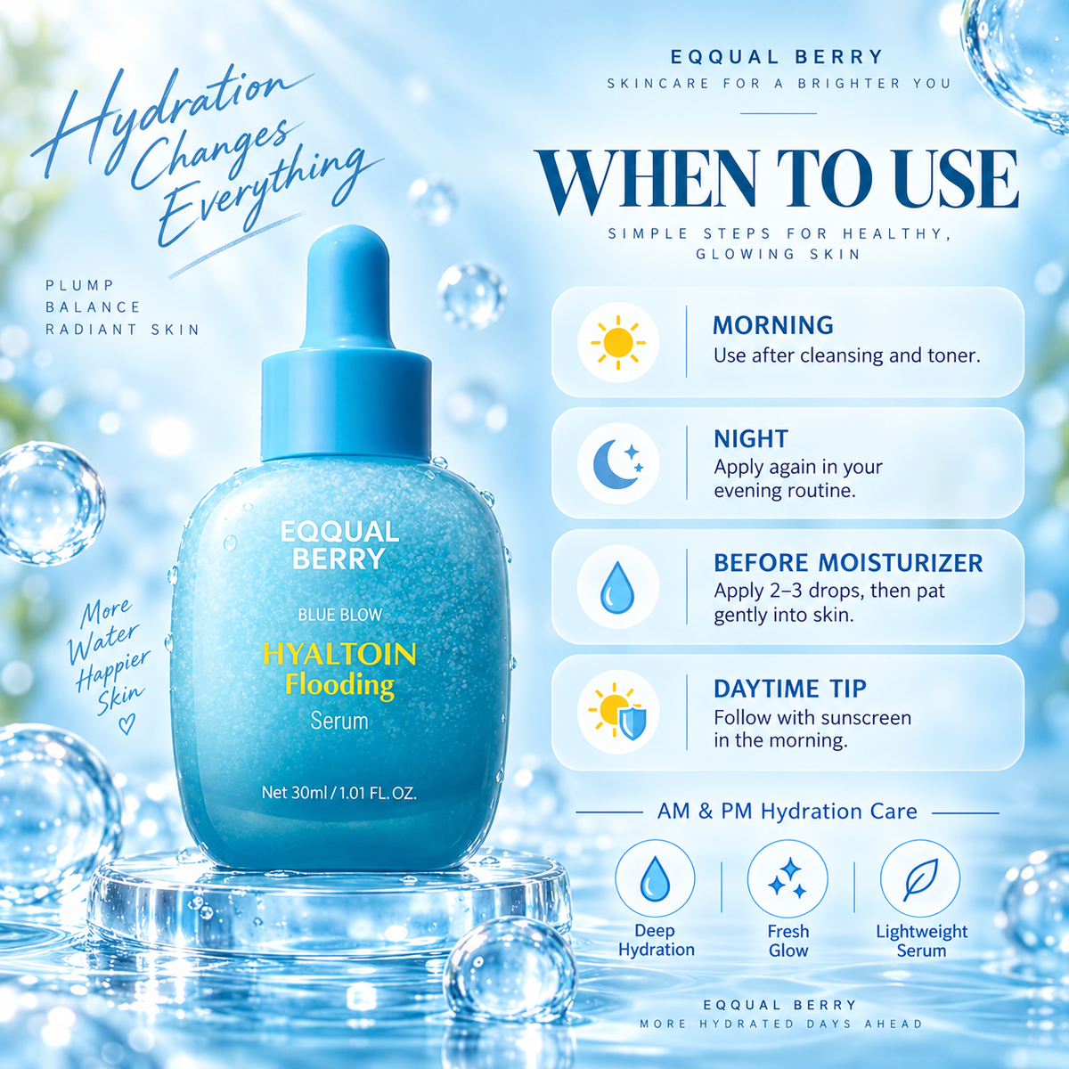 Hyaltoin Flooding Smoothie Serum - EQQUALBERRY