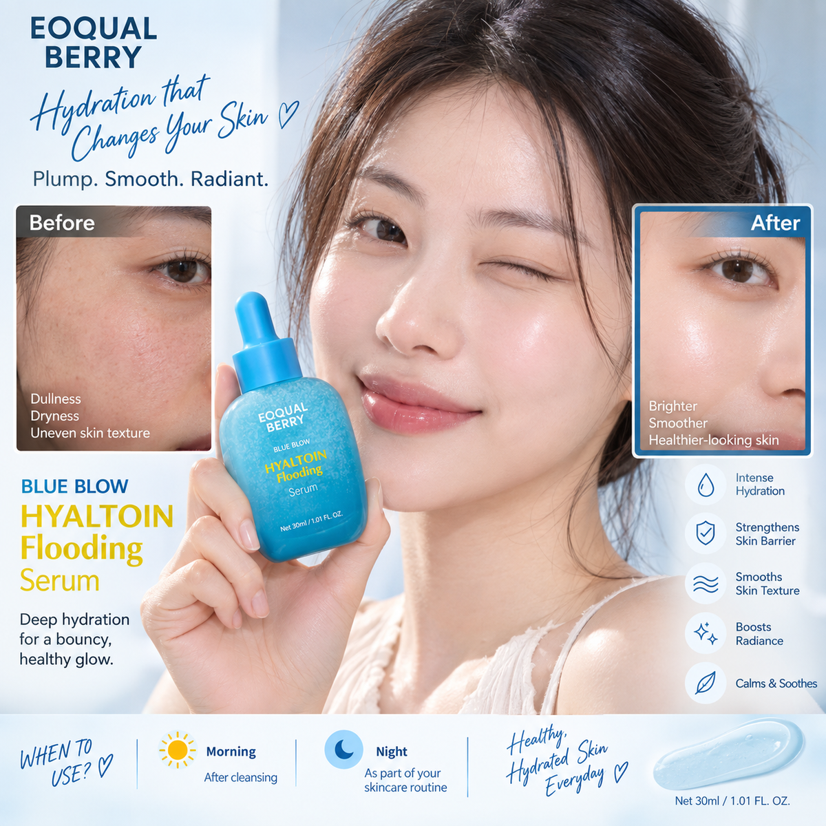 Hyaltoin Flooding Smoothie Serum - EQQUALBERRY