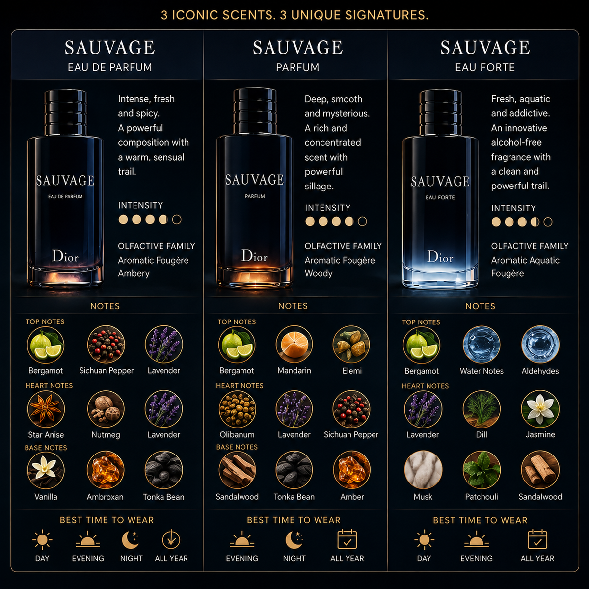 DIOR SAUVAGE COLLECTION 3pc * 40ML - Dior