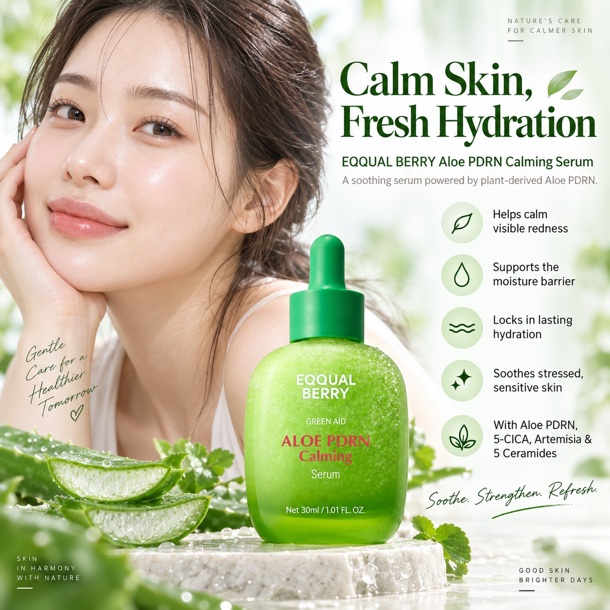 Aloe PDRN Calming Serum - EQQUALBERRY