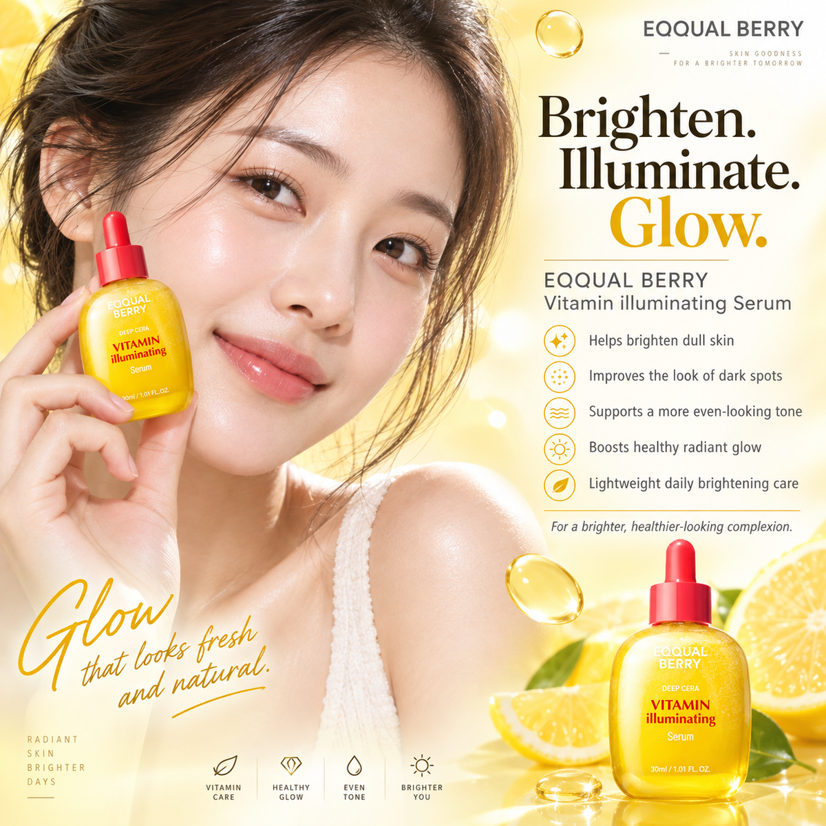 Vitamin Illuminating Serum - EQQUALBERRY