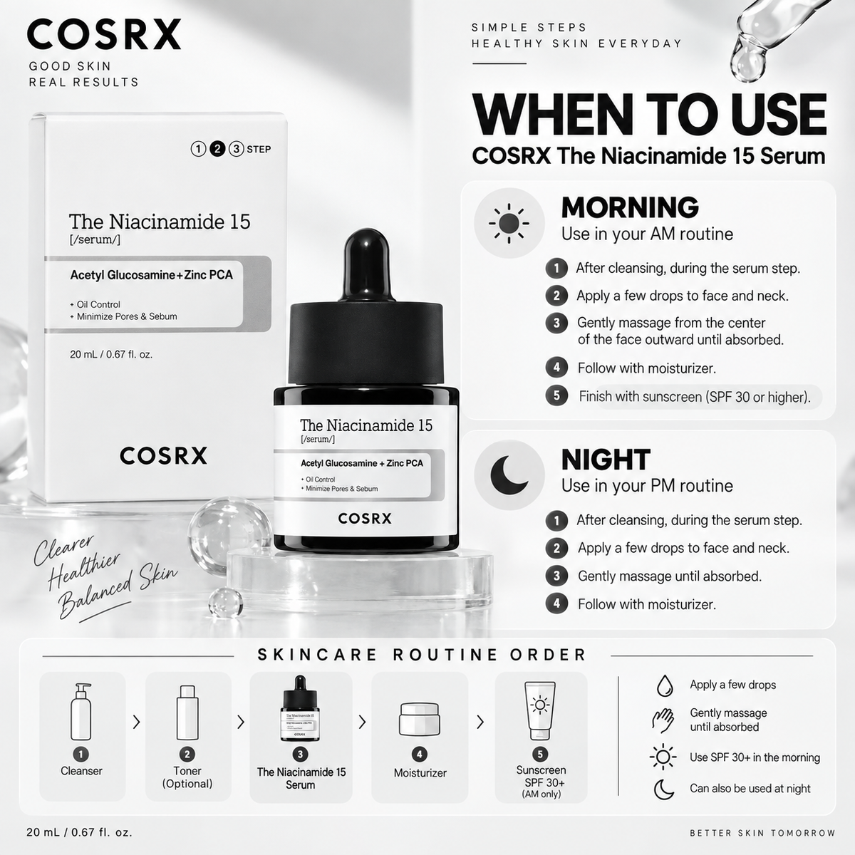 The Niacinamide 15 Serum - COSRX