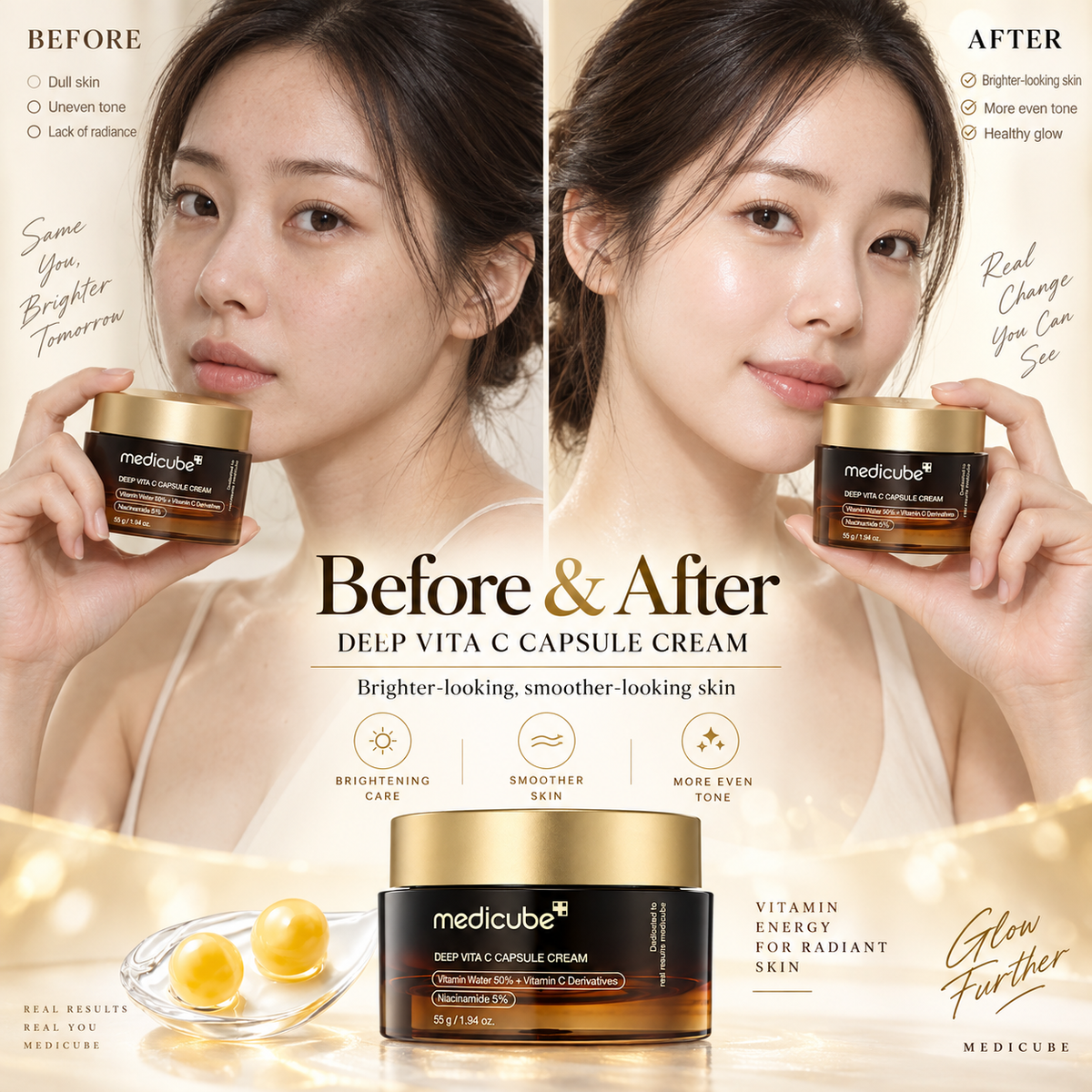 Deep Vita C Capsule Cream - Medicube