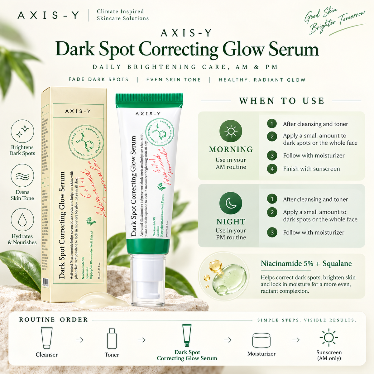 Dark Spot Correcting Glow Serum - AXIS-Y