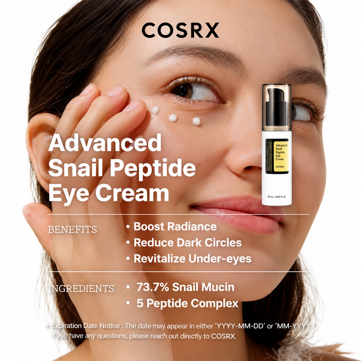 Advanced Snail Peptide Eye Cream - COSRX