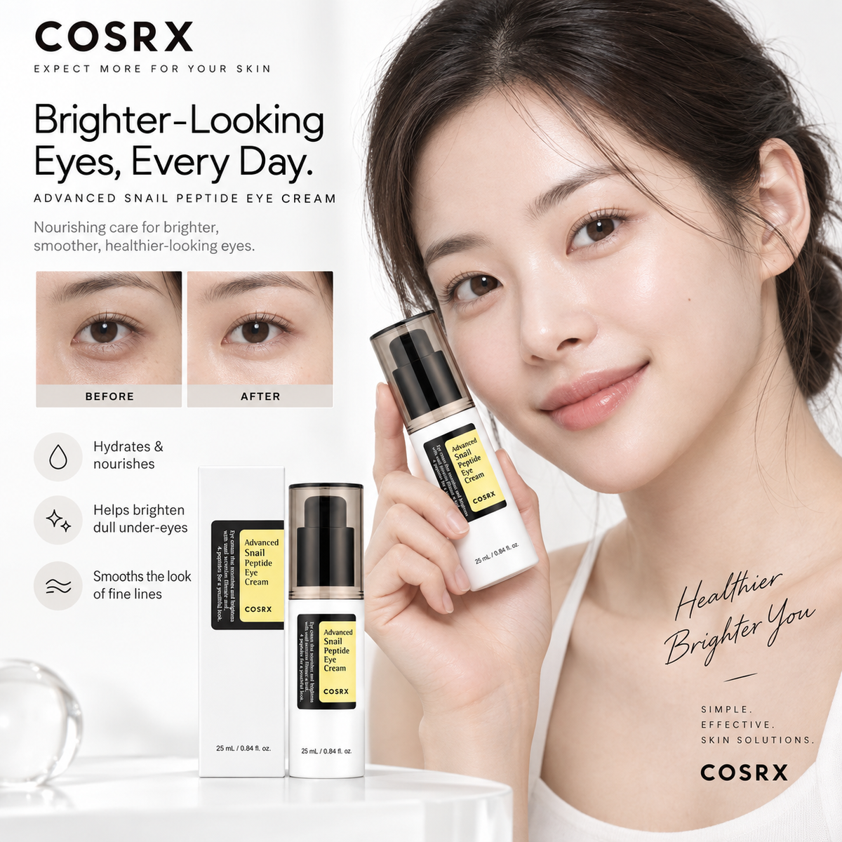 Advanced Snail Peptide Eye Cream - COSRX