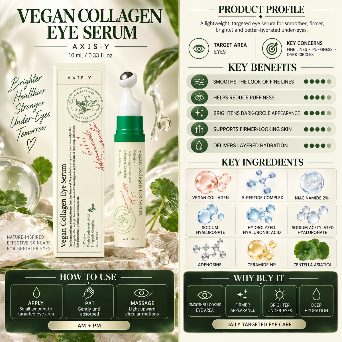 Vegan Collagen Eye Serum - AXIS-Y