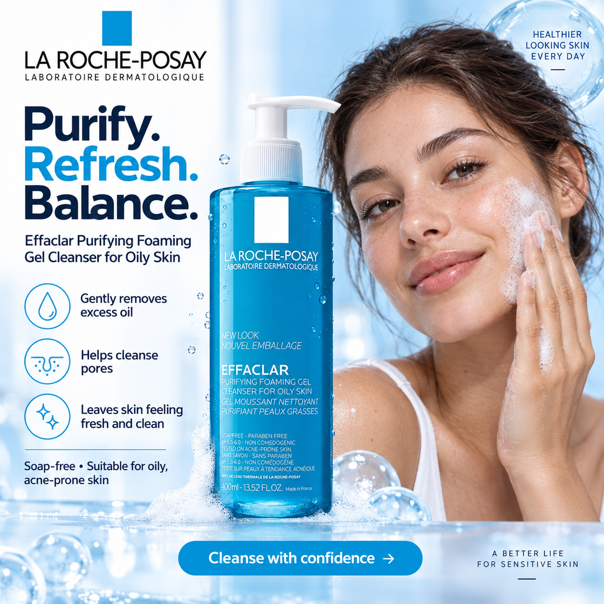 Effaclar Purifying Foaming Gel - La Roche-Posay