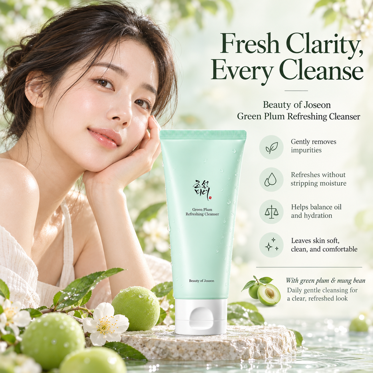 Green Plum Refreshing Cleanser - Beauty of Joseon