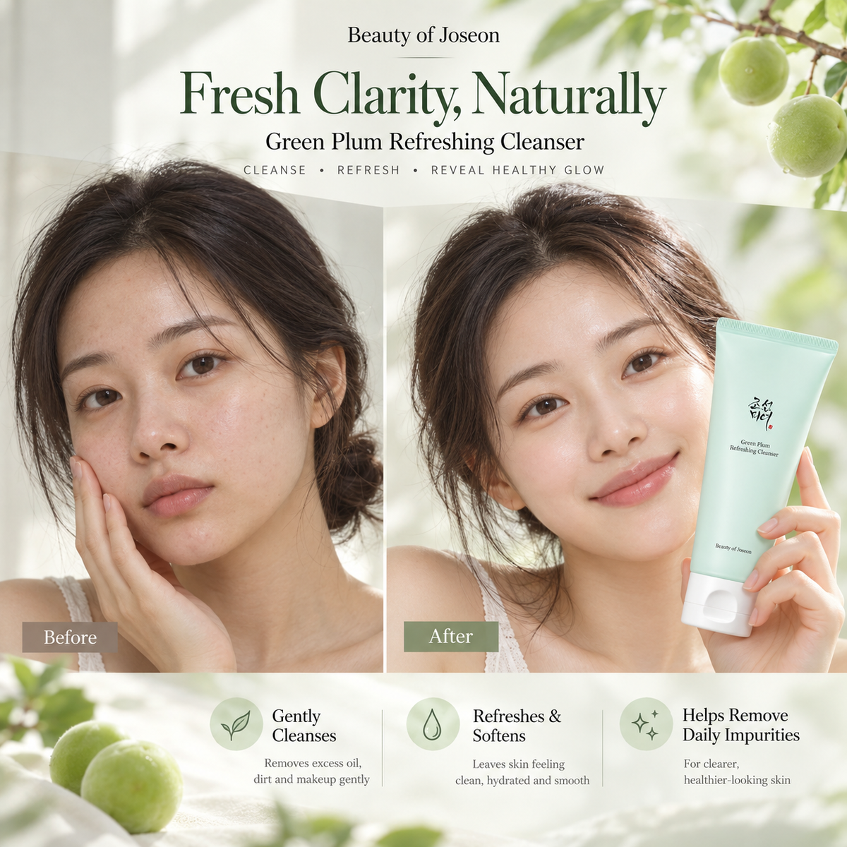 Green Plum Refreshing Cleanser - Beauty of Joseon
