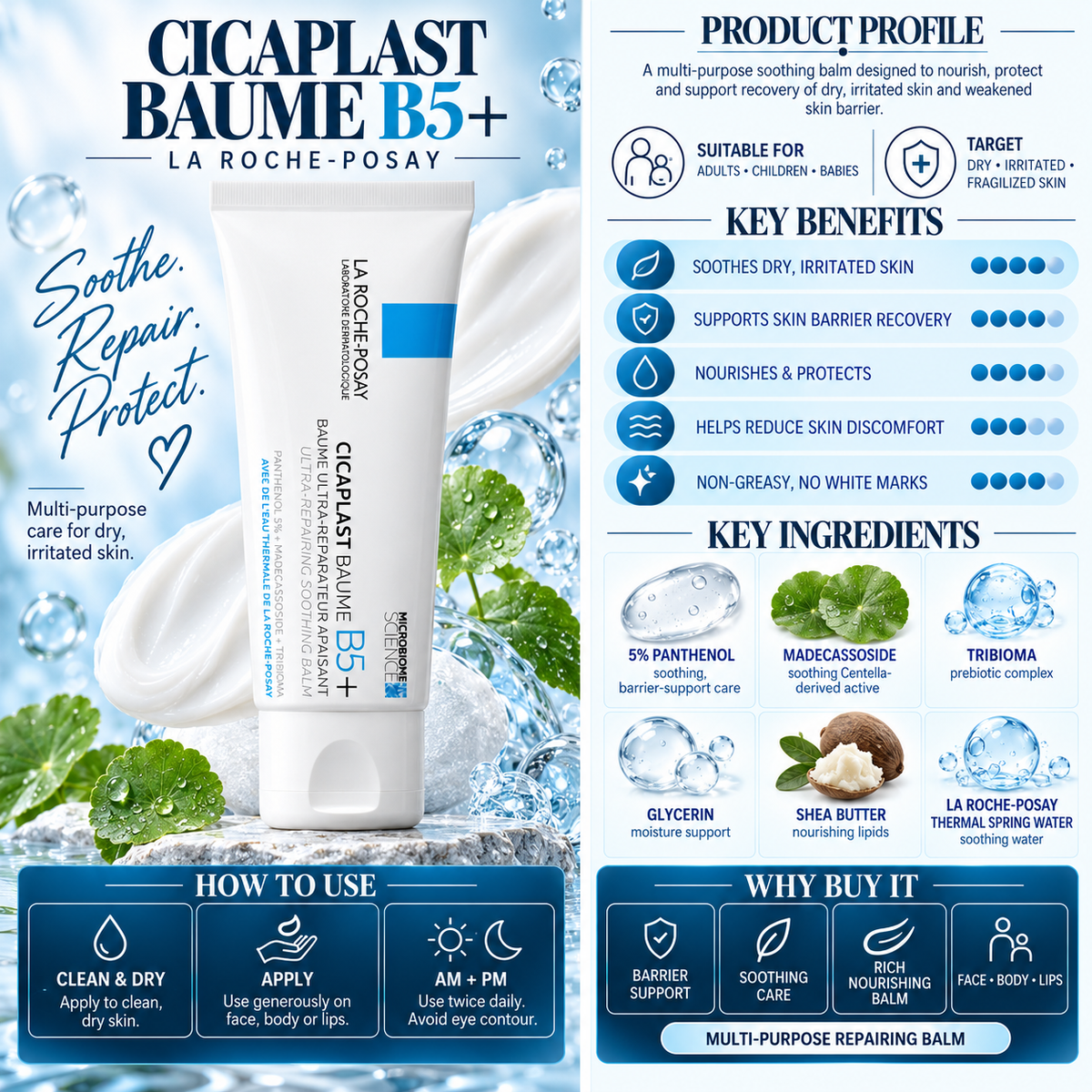 Cicaplast Baume B5 - La Roche-Posay