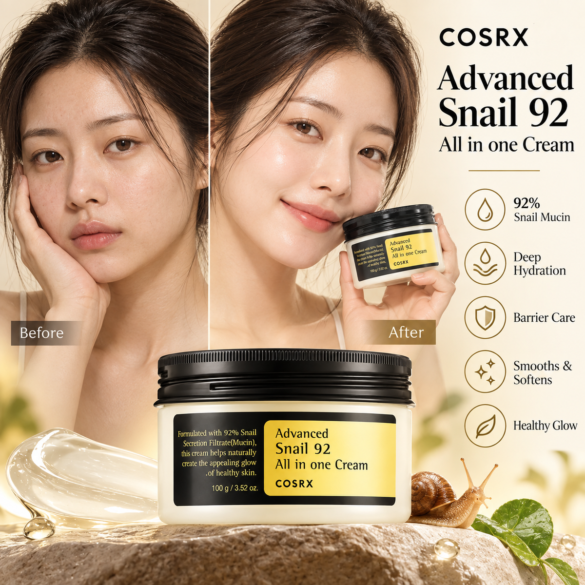 Advanced Snail 92 All In One Cream - COSRX