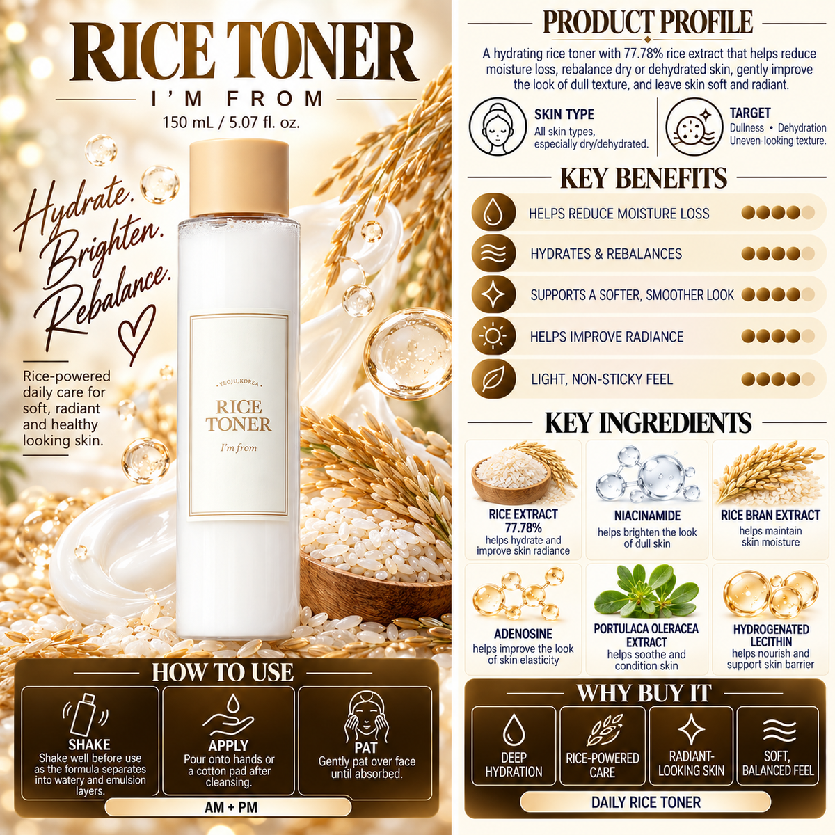 Rice Toner - I'm From