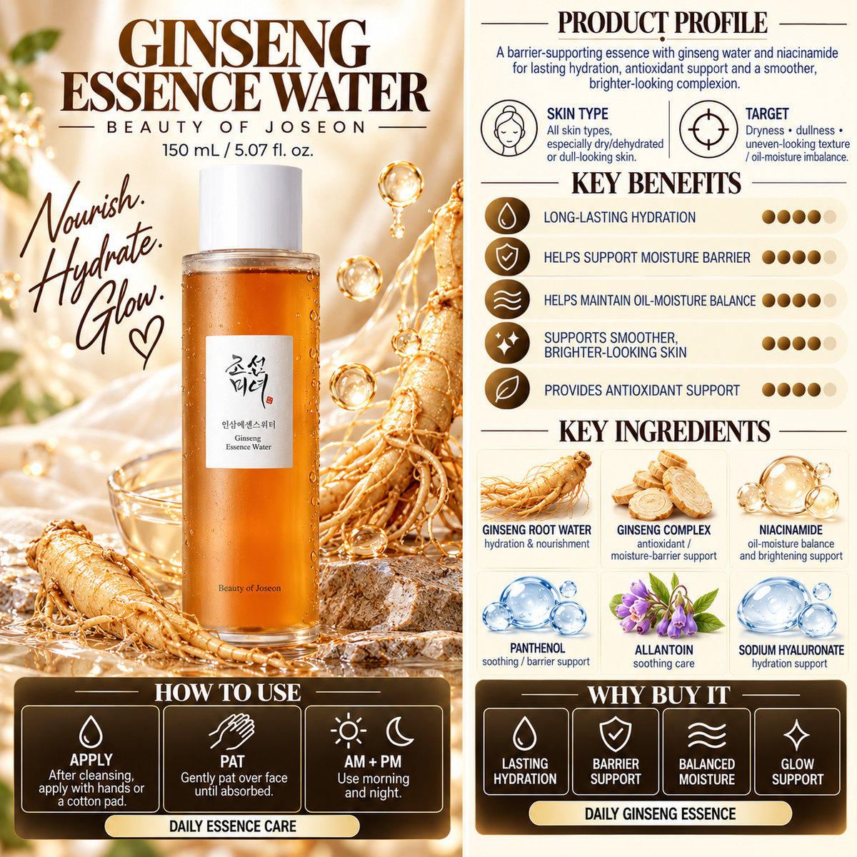 Ginseng Essence Water - Beauty of Joseon